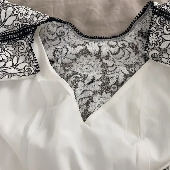 NWT Anthropologie Monique Lhuillier Lace Dress 6P - Picture 14 of 16